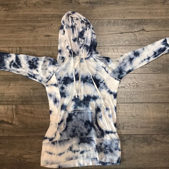 Tie dye quarter zip sweatshirt - Picture 2 of 4